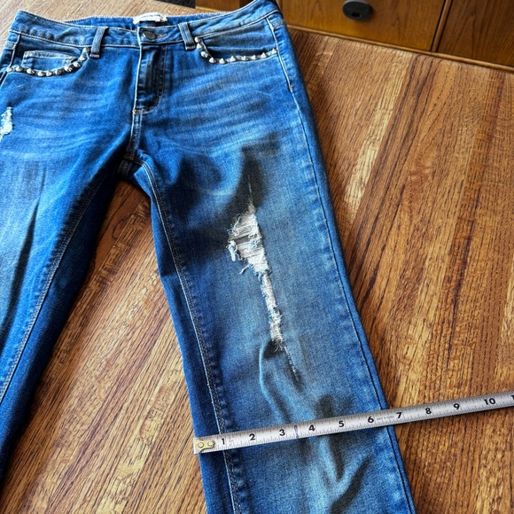 Zadig & Voltaire Eva Use Bleu Jeans Size 26 - Picture 11 of 12